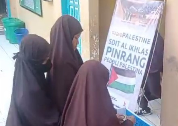 SDIT AL Ikhlas Pinrang Galang Donasi Kemanusiaan untuk Warga Palestina